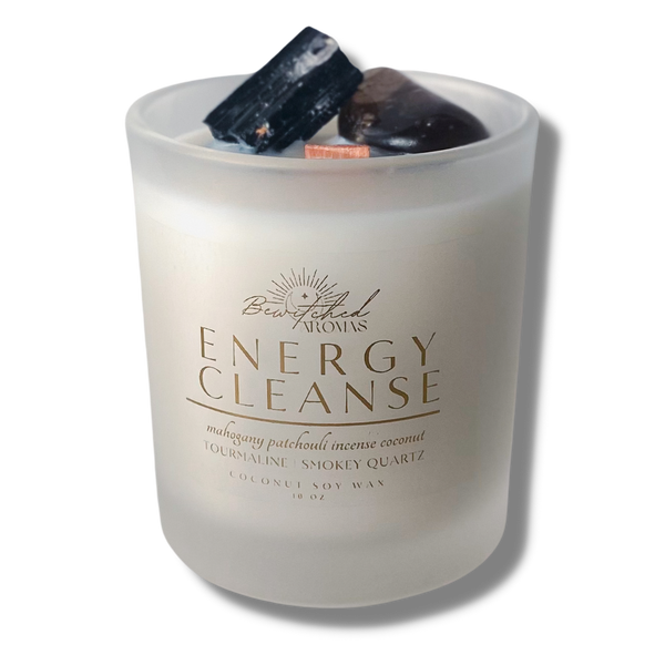 Energy Cleanse Intention Magic Crystal Candle