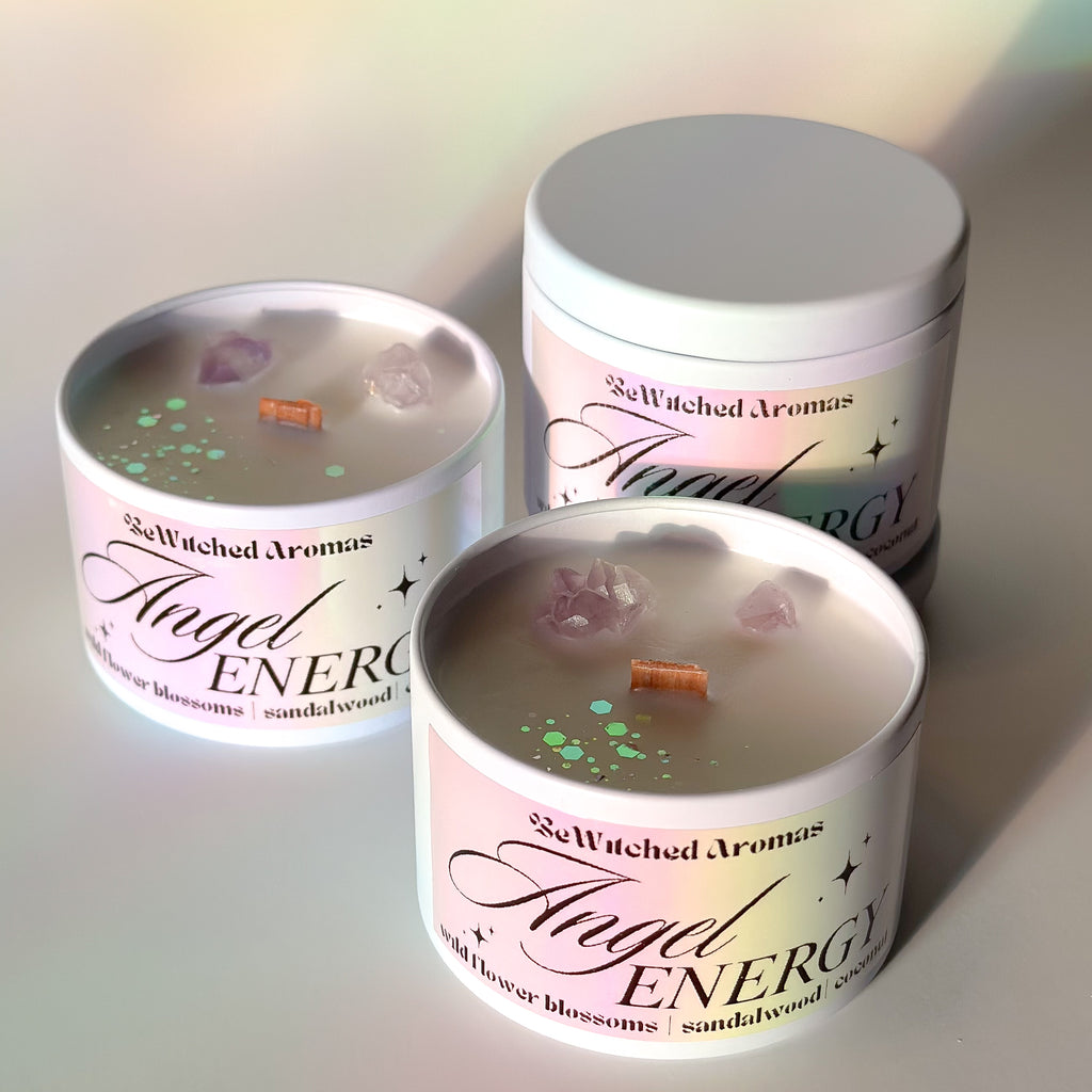 Angel Energy | Luxury Crystal Candle 4 oz