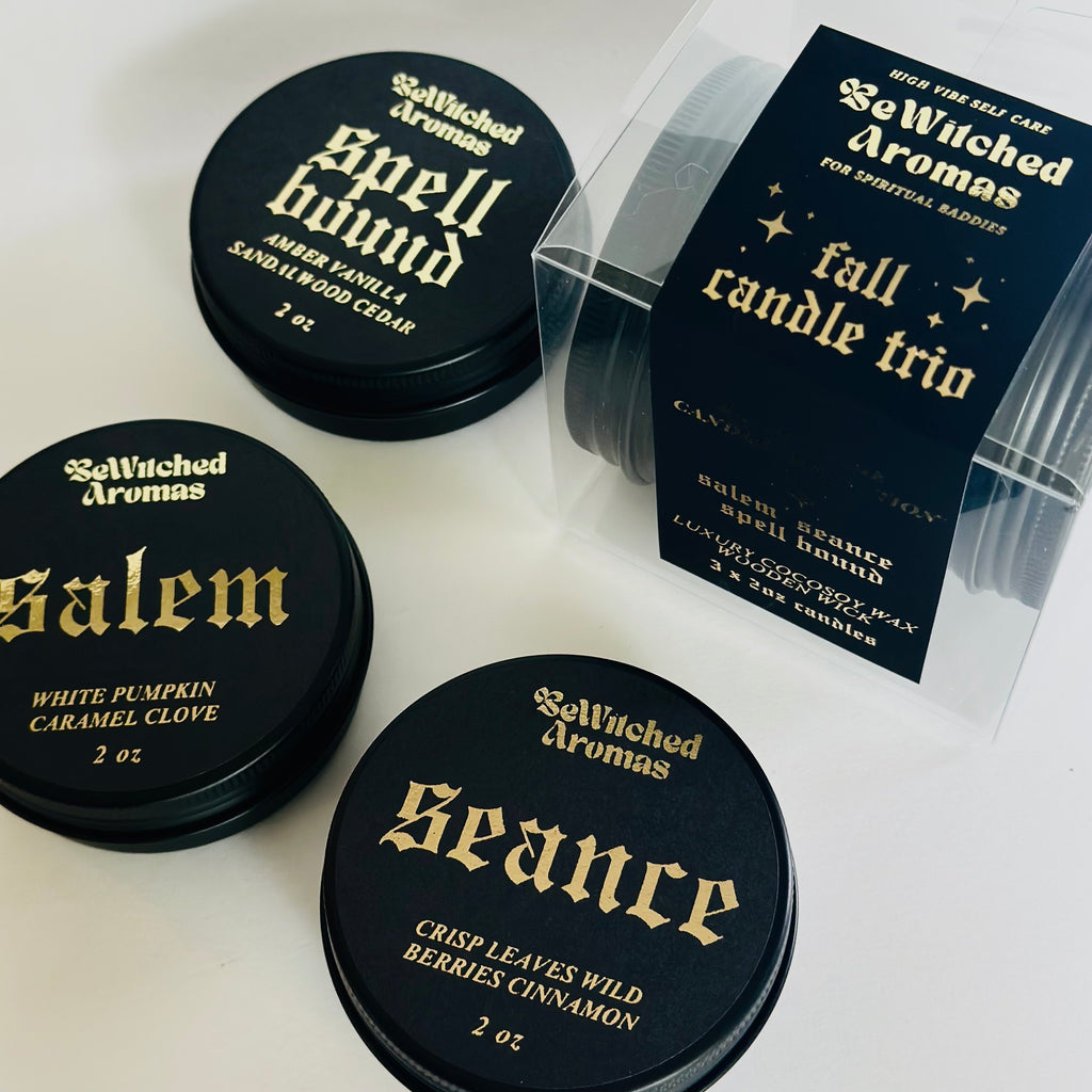 Black Flame Candle - Fall Candle Trio