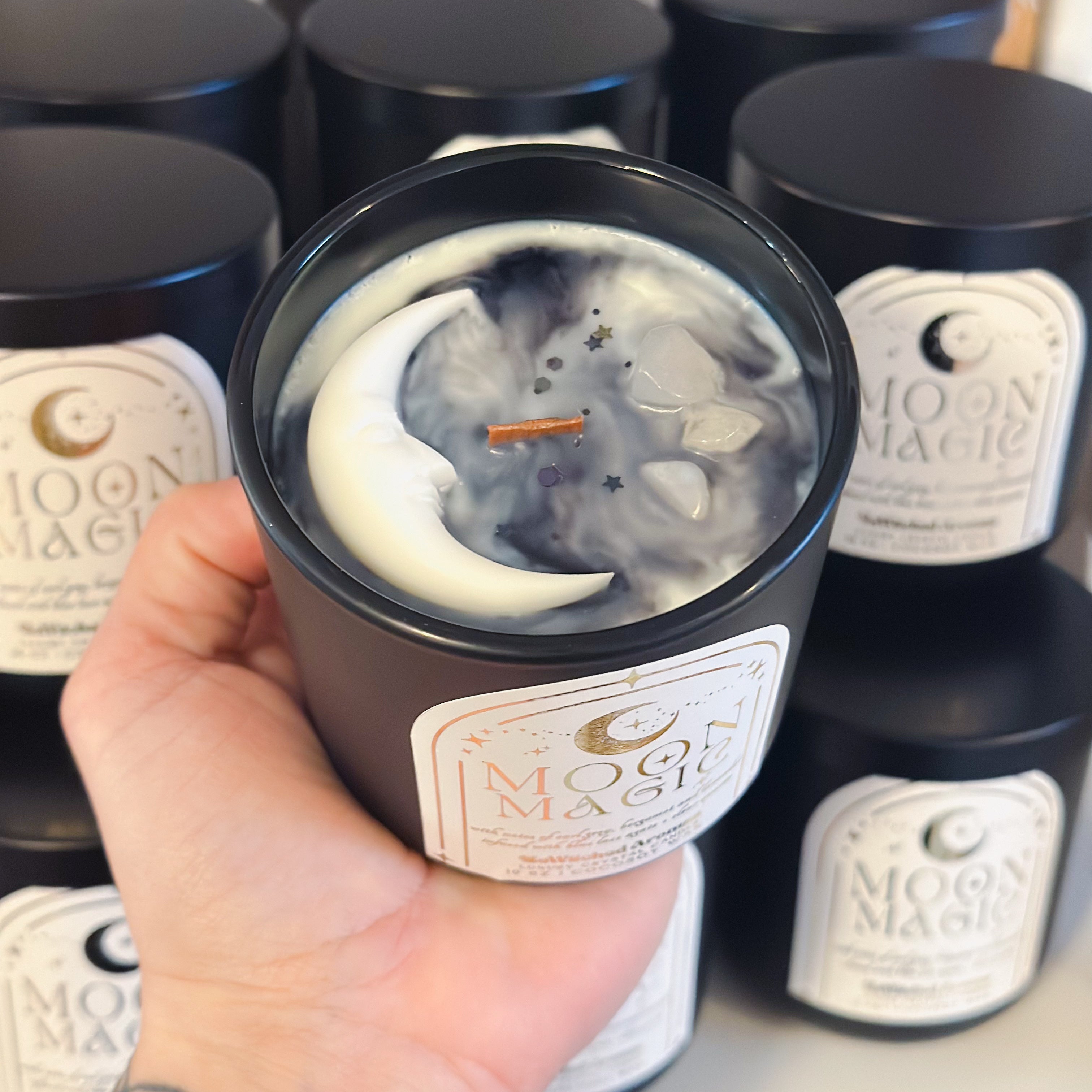 Moon Magic | 10 oz Luxury Crystal Candle