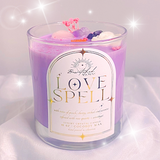 Love Spell | 10 oz Luxury Crystal Candle