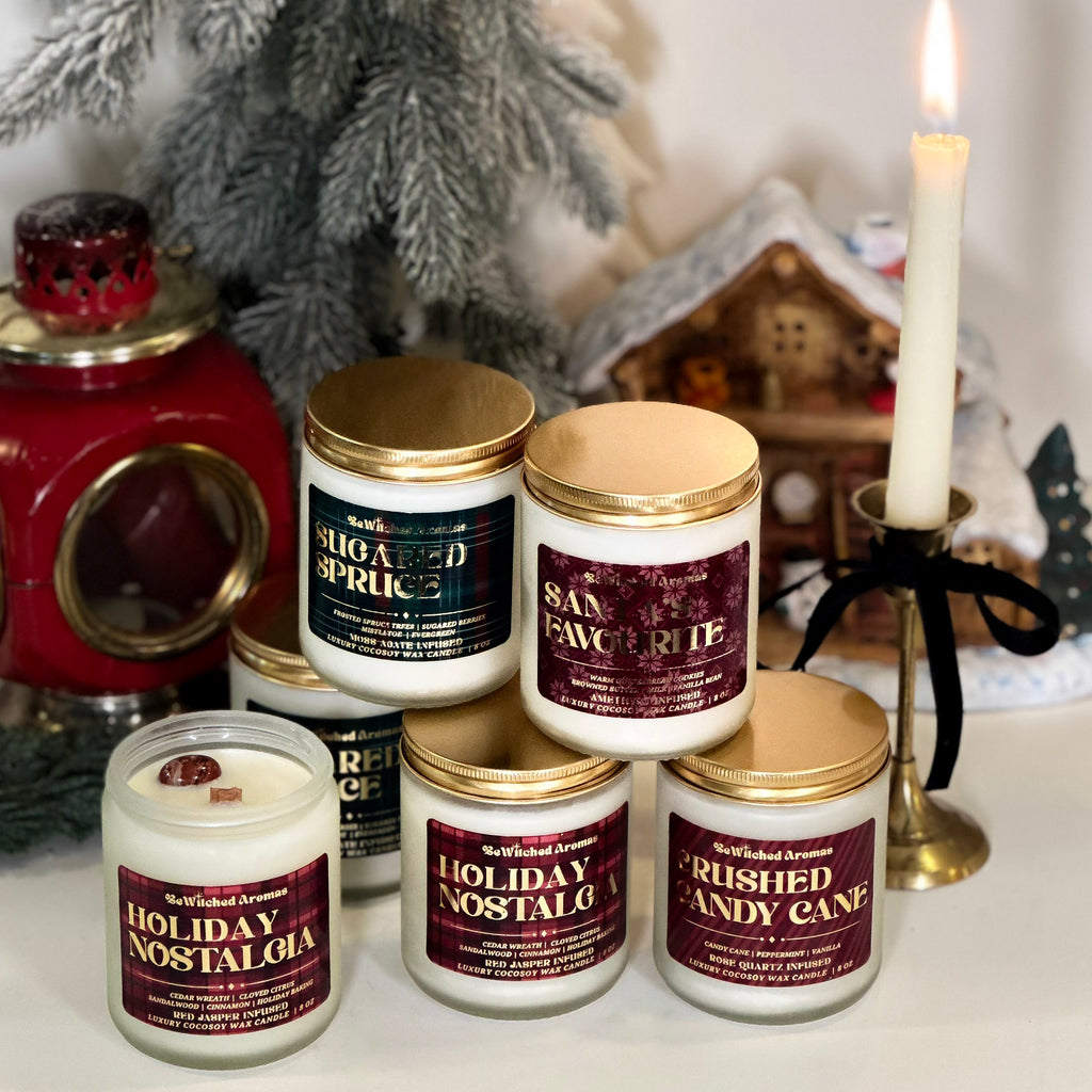 Sugared Spruce - 8oz Crystal Candle