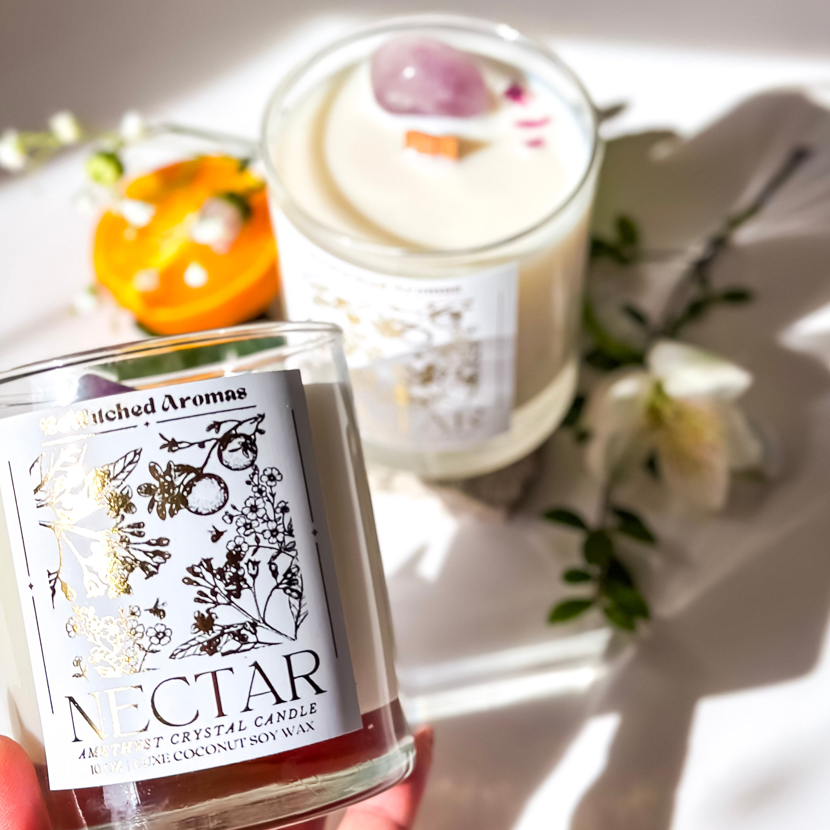 Nectar - Luxury Crystal Candle