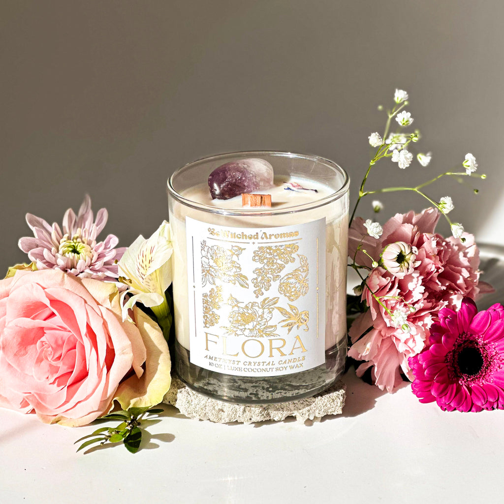Flora- Luxury Crystal Candle