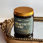 Practical Magic - 8 oz crystal candle