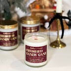 Crushed Candy Cane - 8oz Crystal Candle