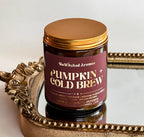 Pumpkin Cold Brew - 8 oz crystal candle