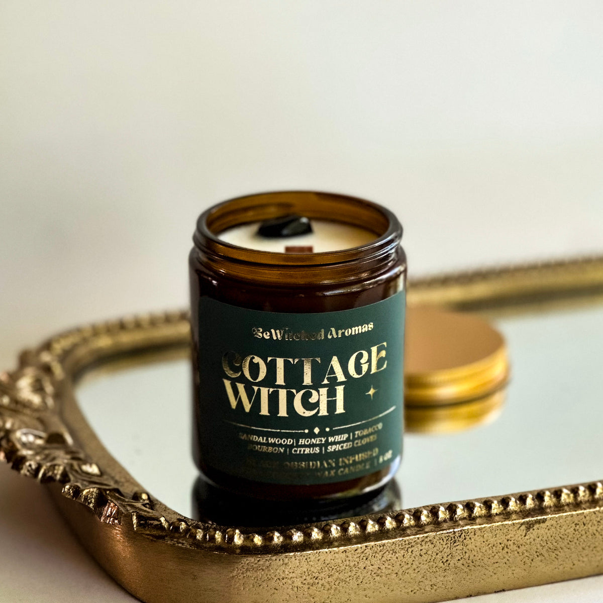 Cottage Witch - 8 oz crystal candle