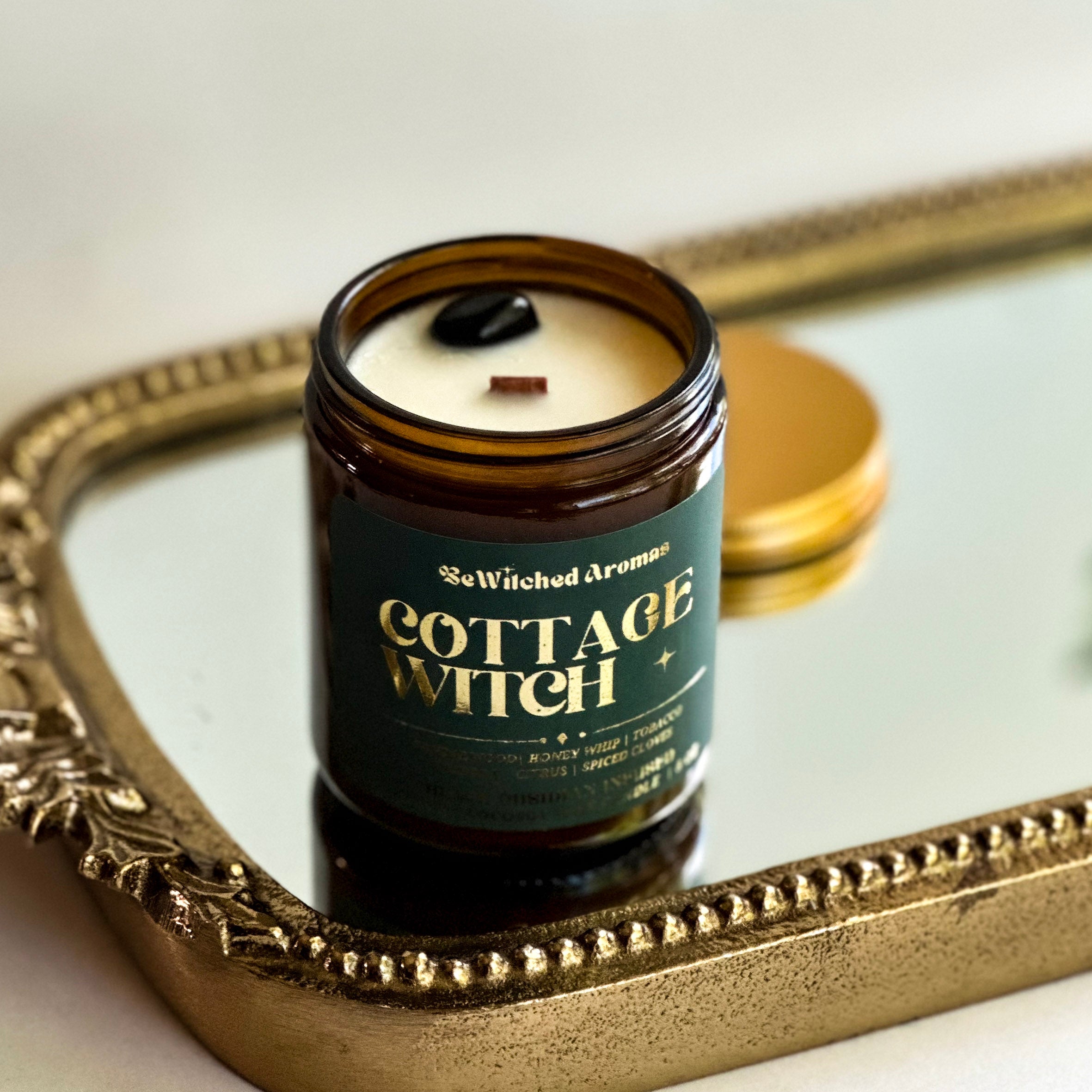 Cottage Witch - 8 oz crystal candle