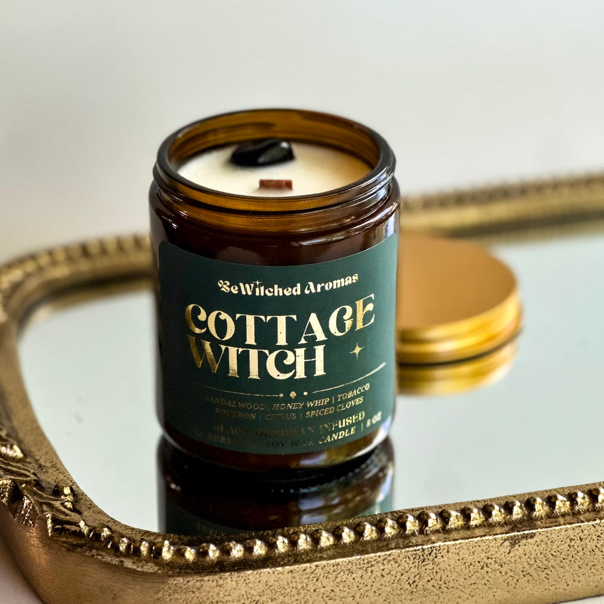 Cottage Witch - 8 oz crystal candle