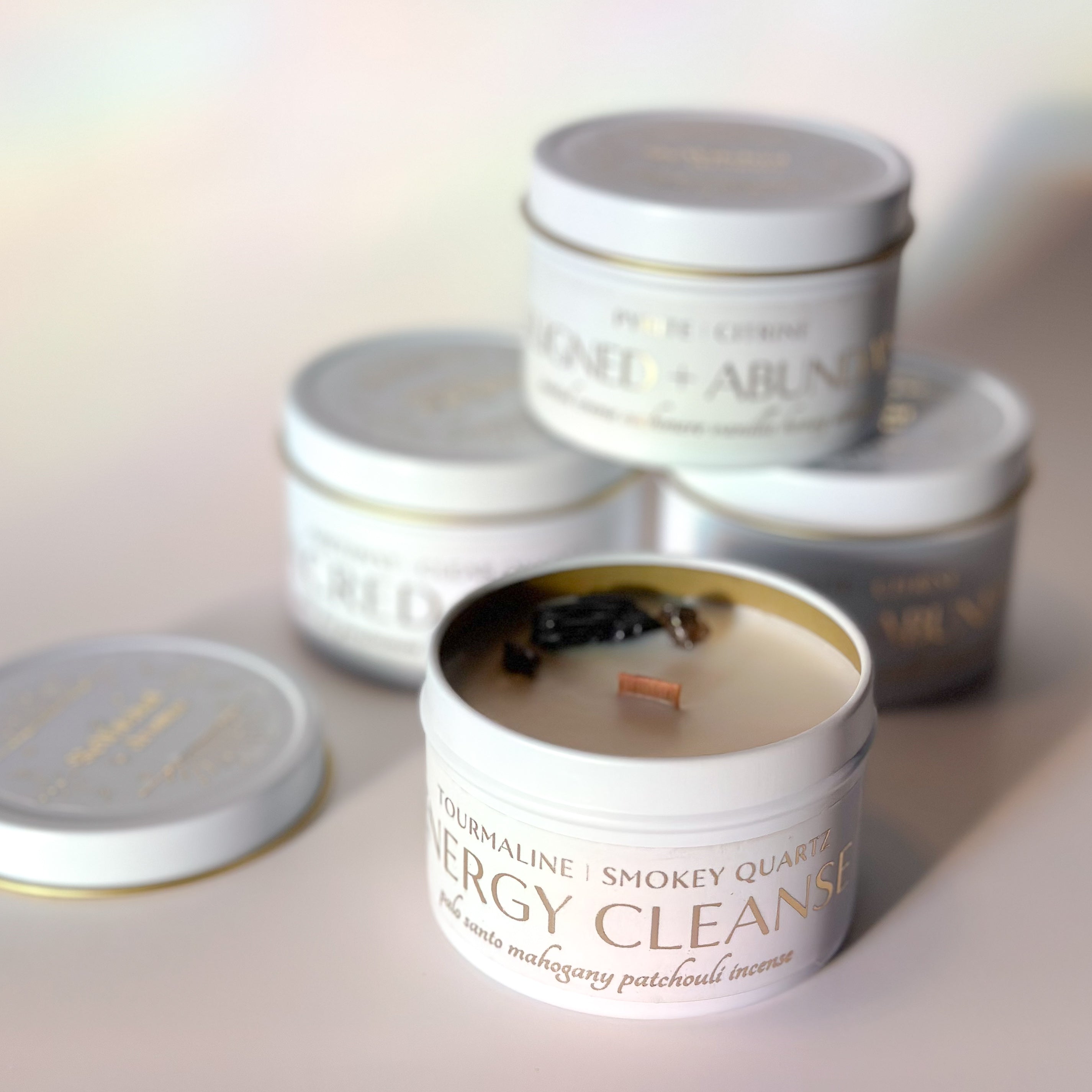 Energy Cleanse - Intention Magic Crystal Candle 4 oz