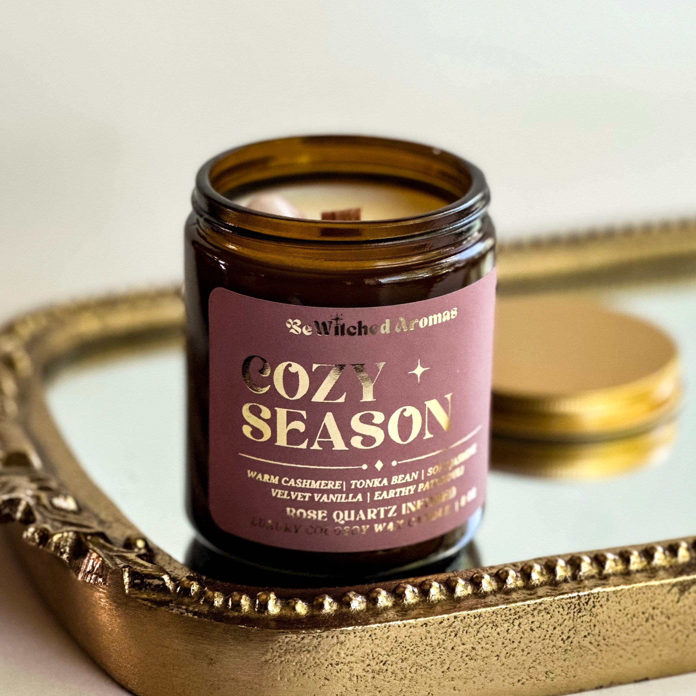 Cozy Season - 8 oz crystal candle