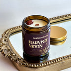 Harvest Moon - 8 oz crystal candle