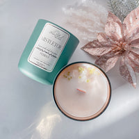 Mistletoe | Luxe Holiday Crystal Candle