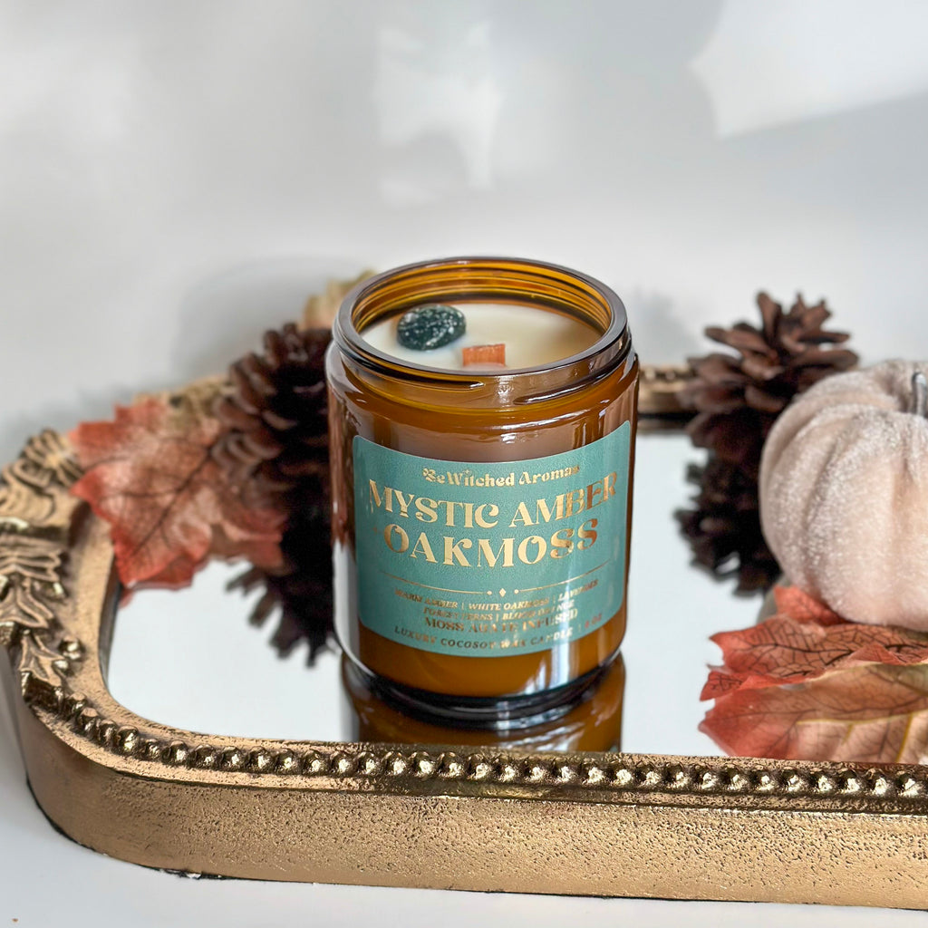 Mystic Amber + Oakmoss