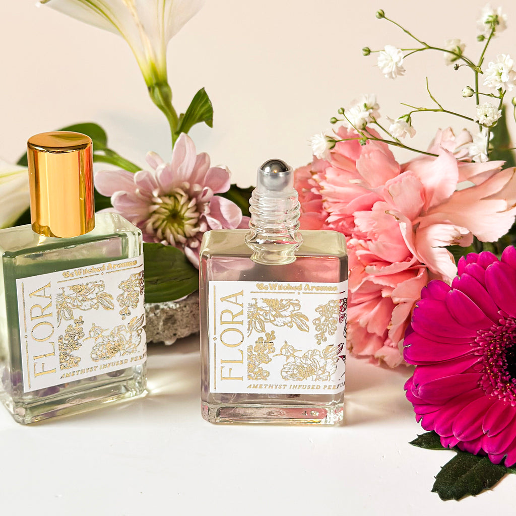 Flora Perfume Oil | Amethyst Infused