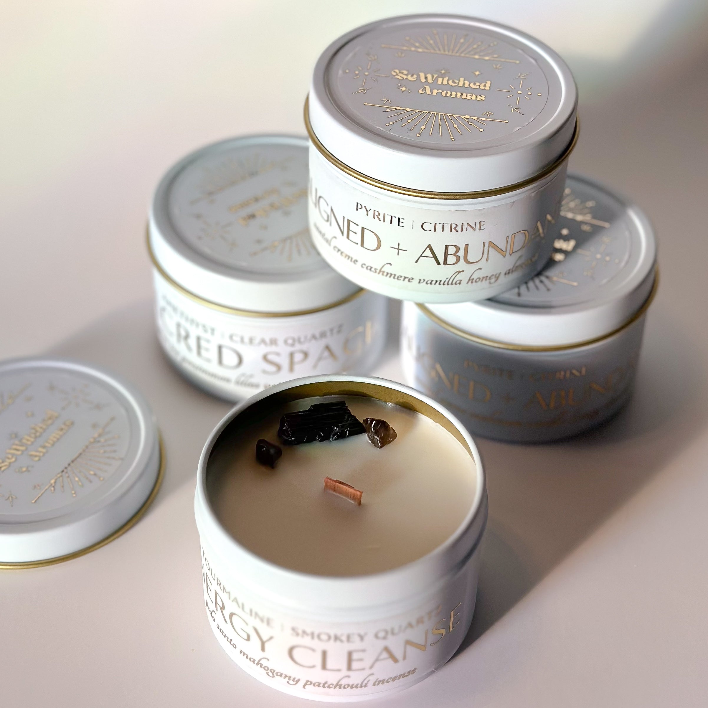 Energy Cleanse - Intention Magic Crystal Candle 4 oz