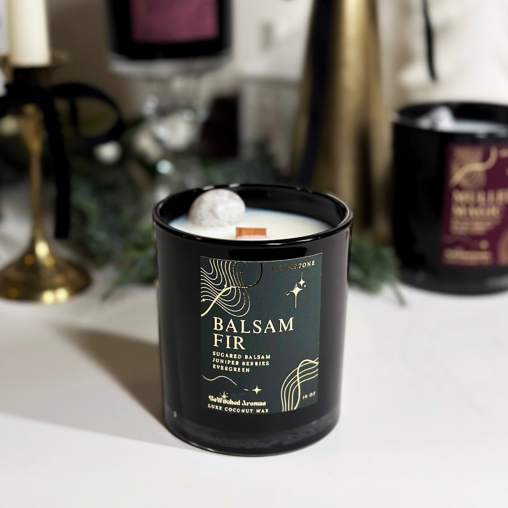 Balsam Fir- Luxury Crystal Candle