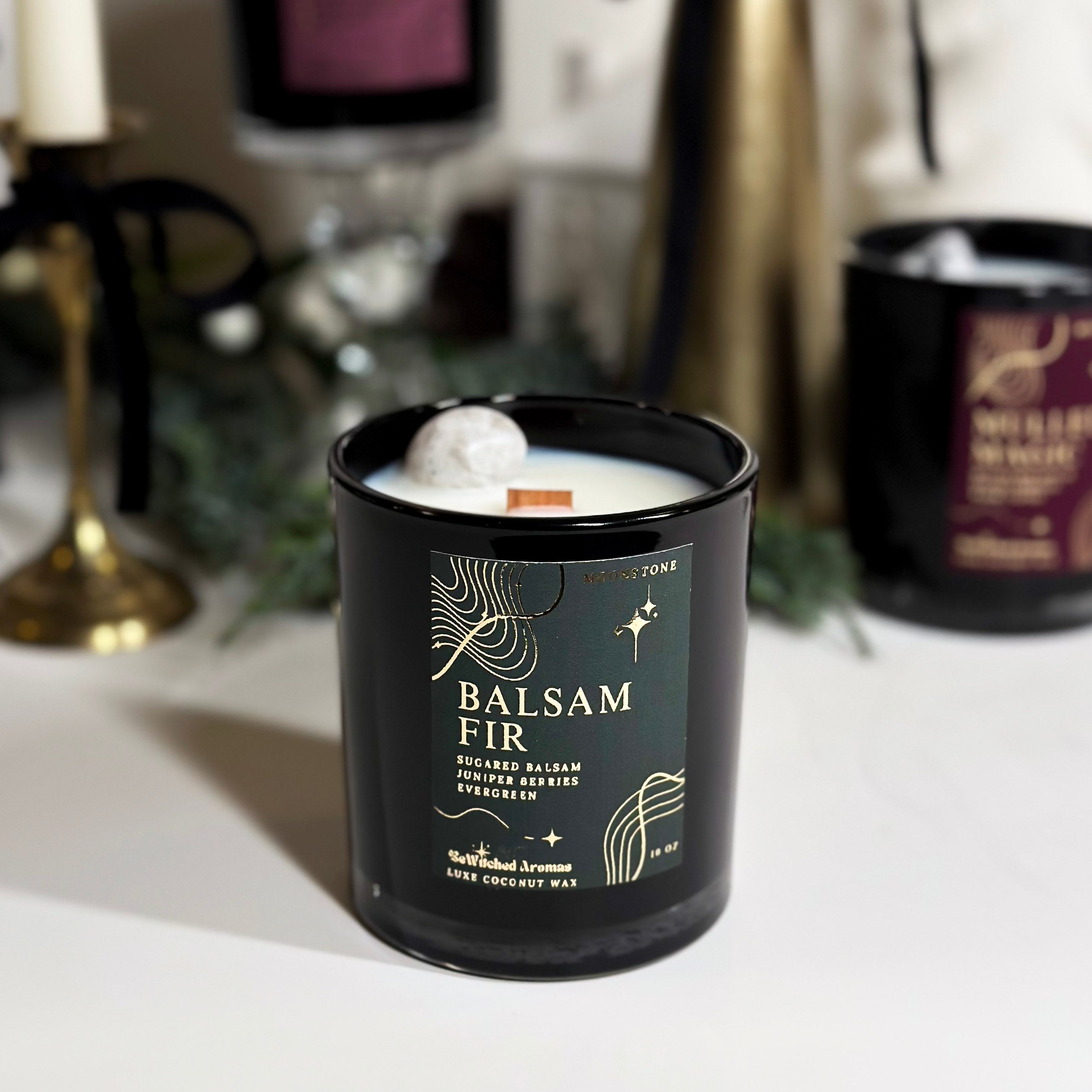 Balsam Fir- Luxury Crystal Candle