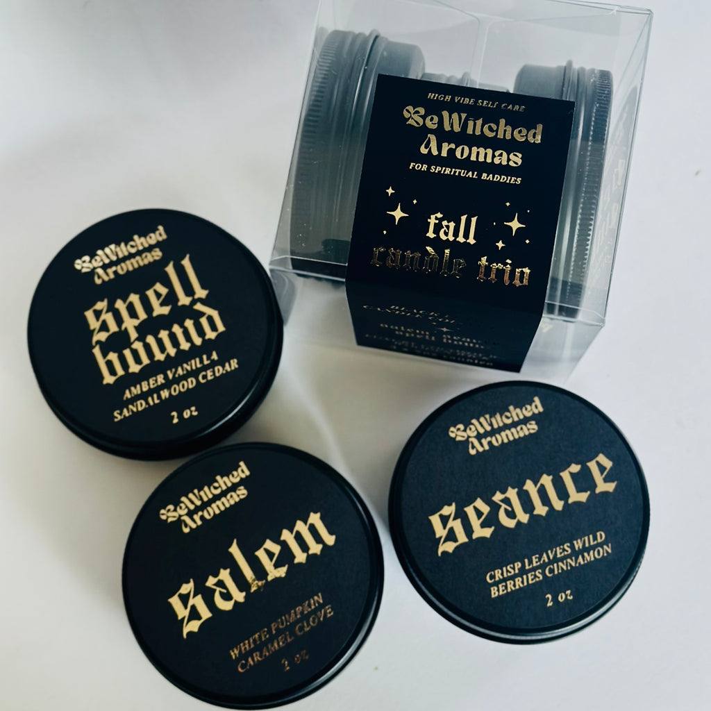 Black Flame Candle - Fall Candle Trio