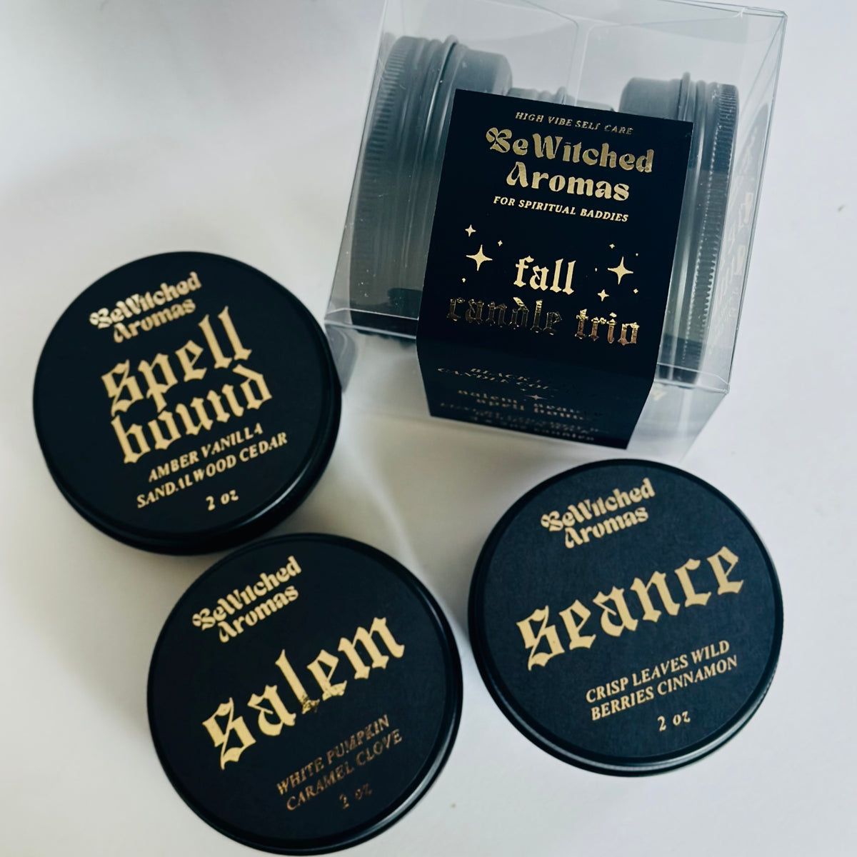 Black Flame Candle - Fall Candle Trio