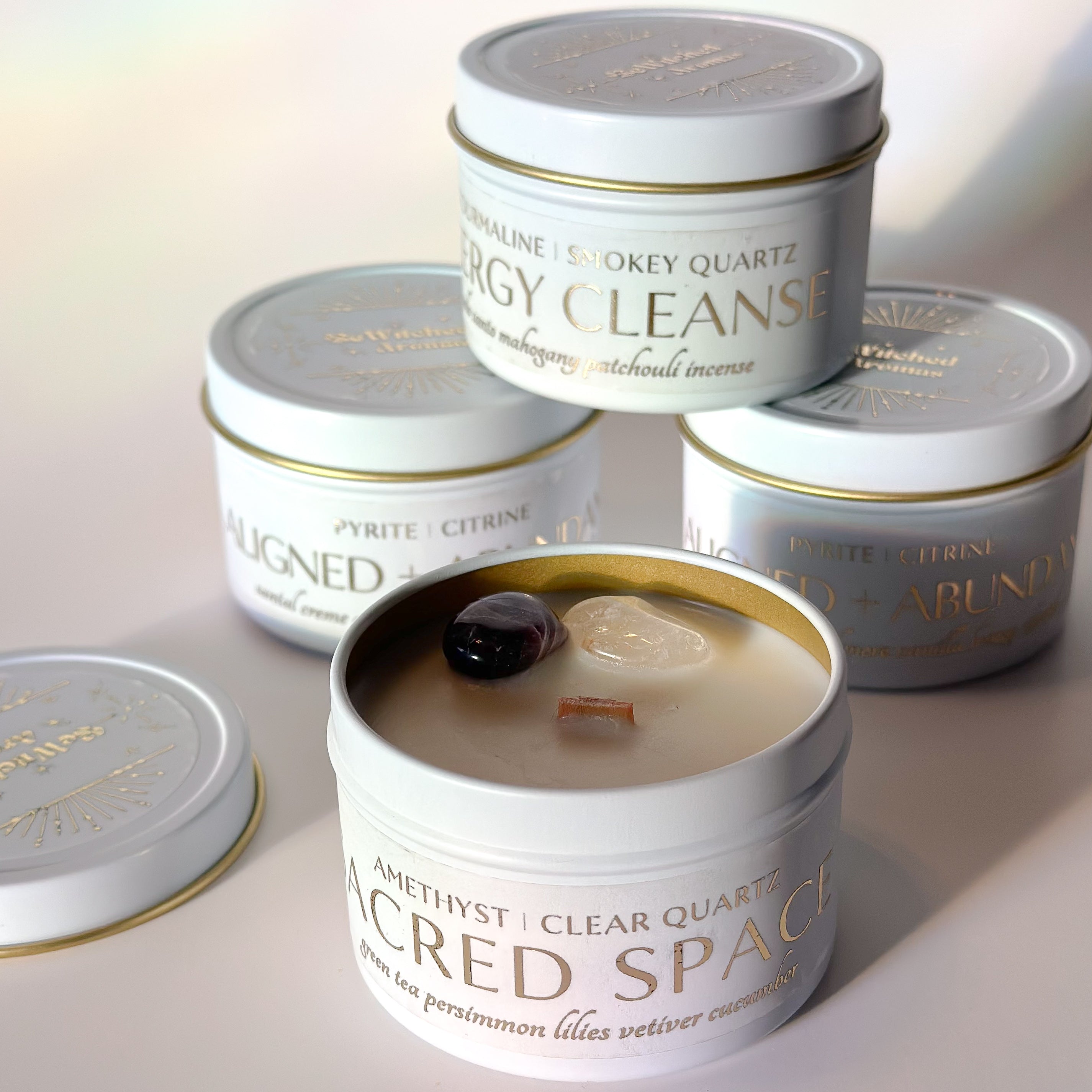 Sacred Space - Intention Magic Crystal Candle 4 oz