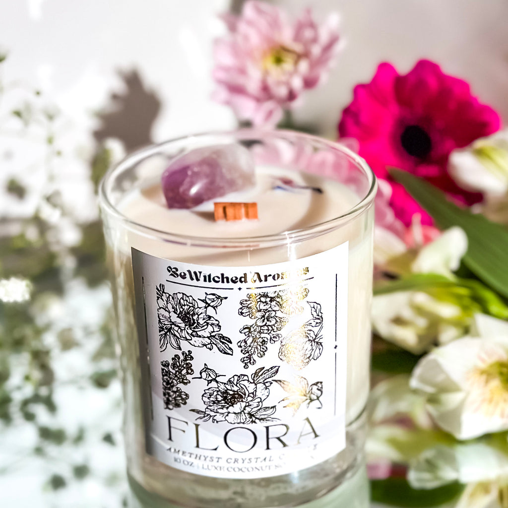 Flora- Luxury Crystal Candle
