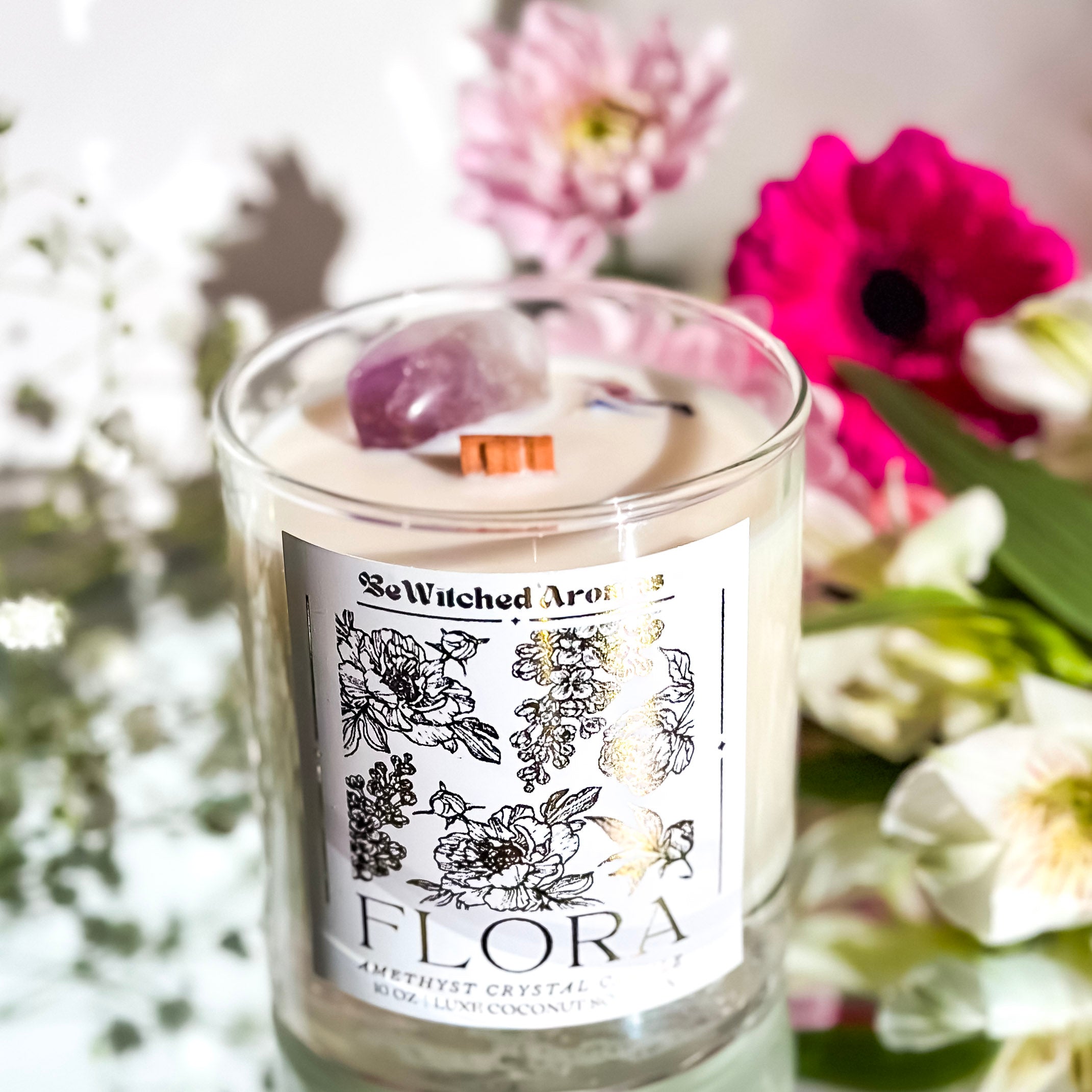 Flora- Luxury Crystal Candle