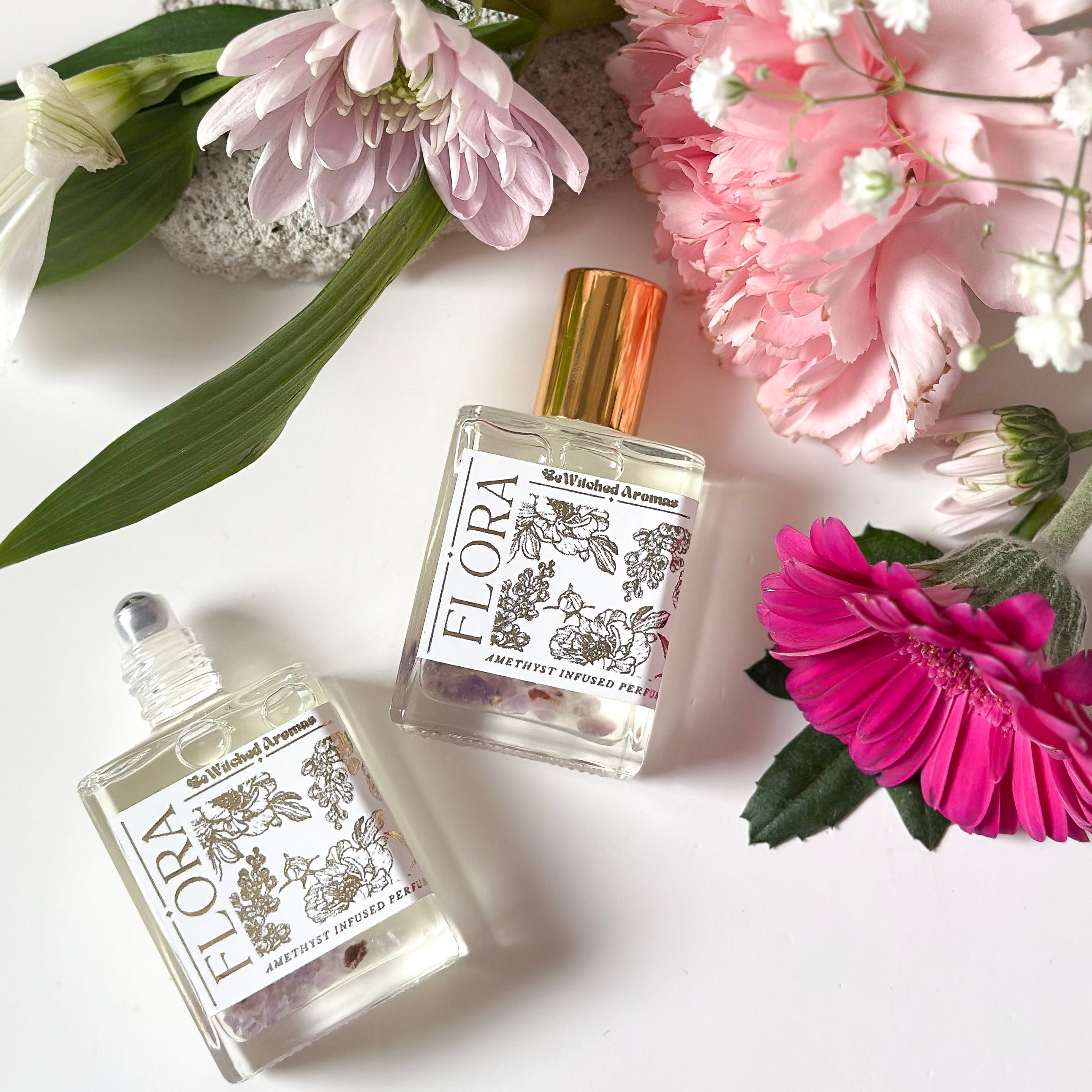 Flora Perfume Oil | Amethyst Infused