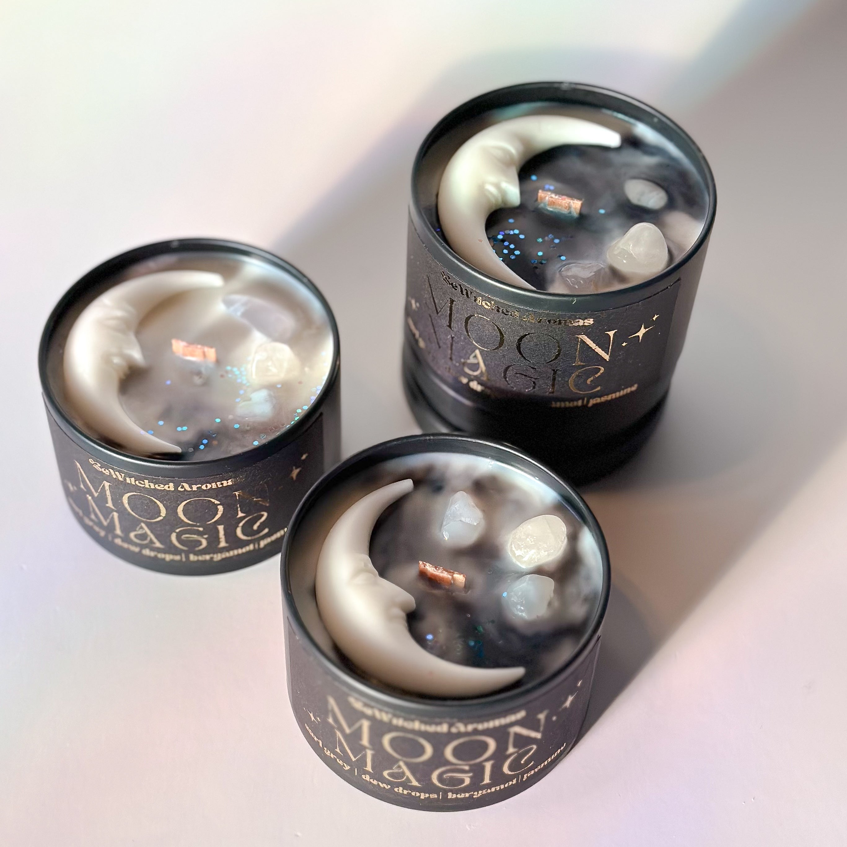 Moon Magic - Luxury Crystal Candle 4 oz