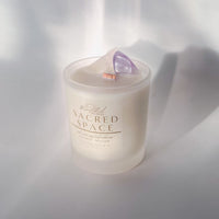 Sacred Space  - Intention Magic Crystal Candle