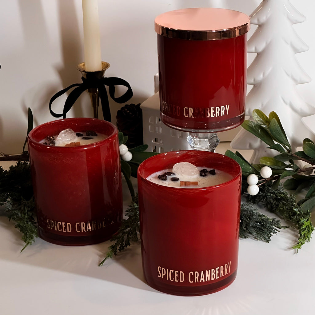 Spiced Cranberry- Limited Edition Luxe Crystal Candle