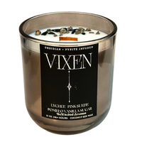 Vixen | Pyrite + Obsidian Infused Luxury Candle