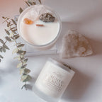 Aligned + Abundant - Intention Magic Crystal Candle