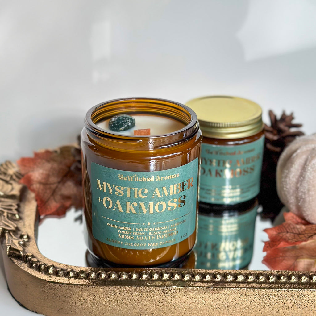 Mystic Amber + Oakmoss