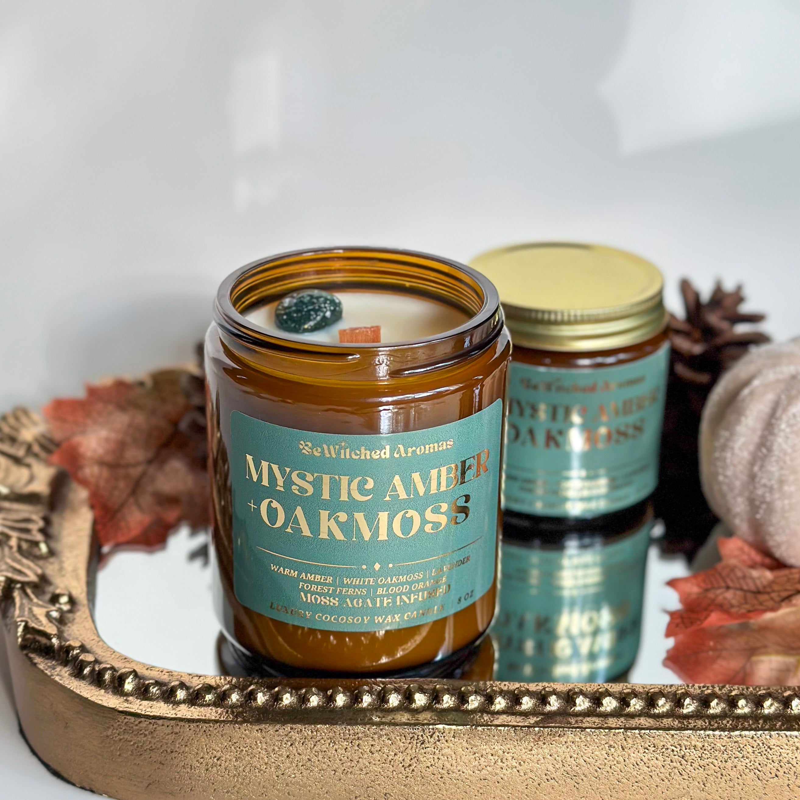 Mystic Amber + Oakmoss