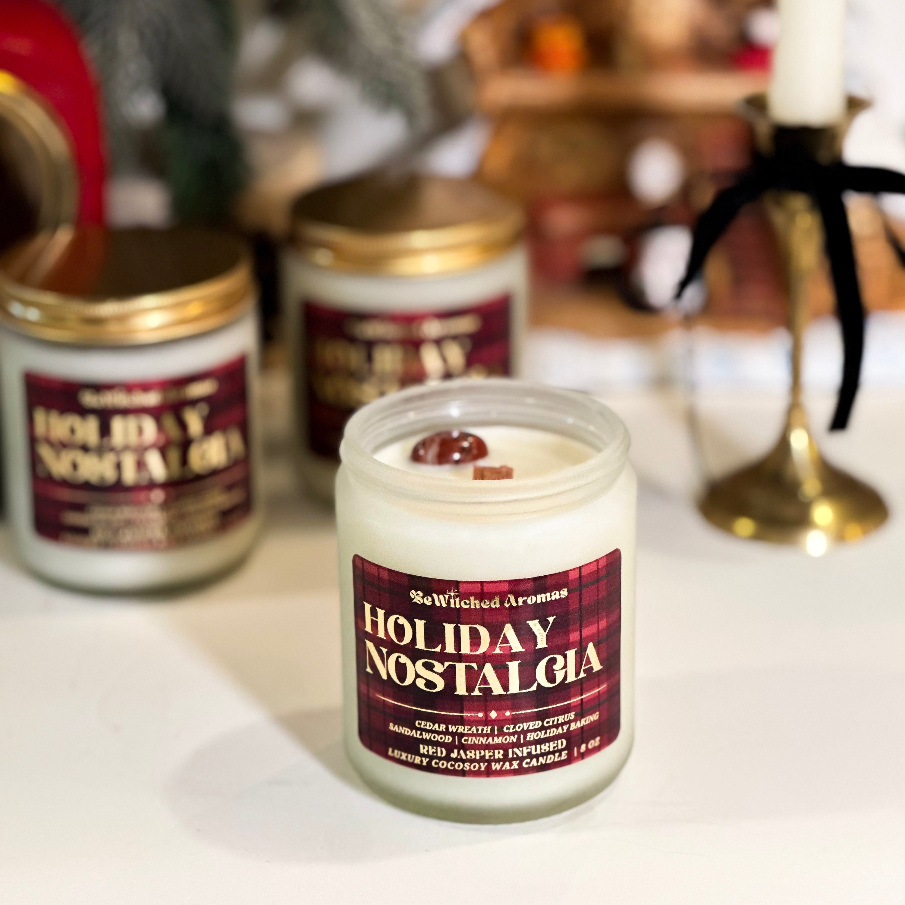 Holiday Nostalgia - 8oz Crystal Candle