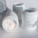 I’m dreaming of a White Christmas | Holiday Crystal Candle