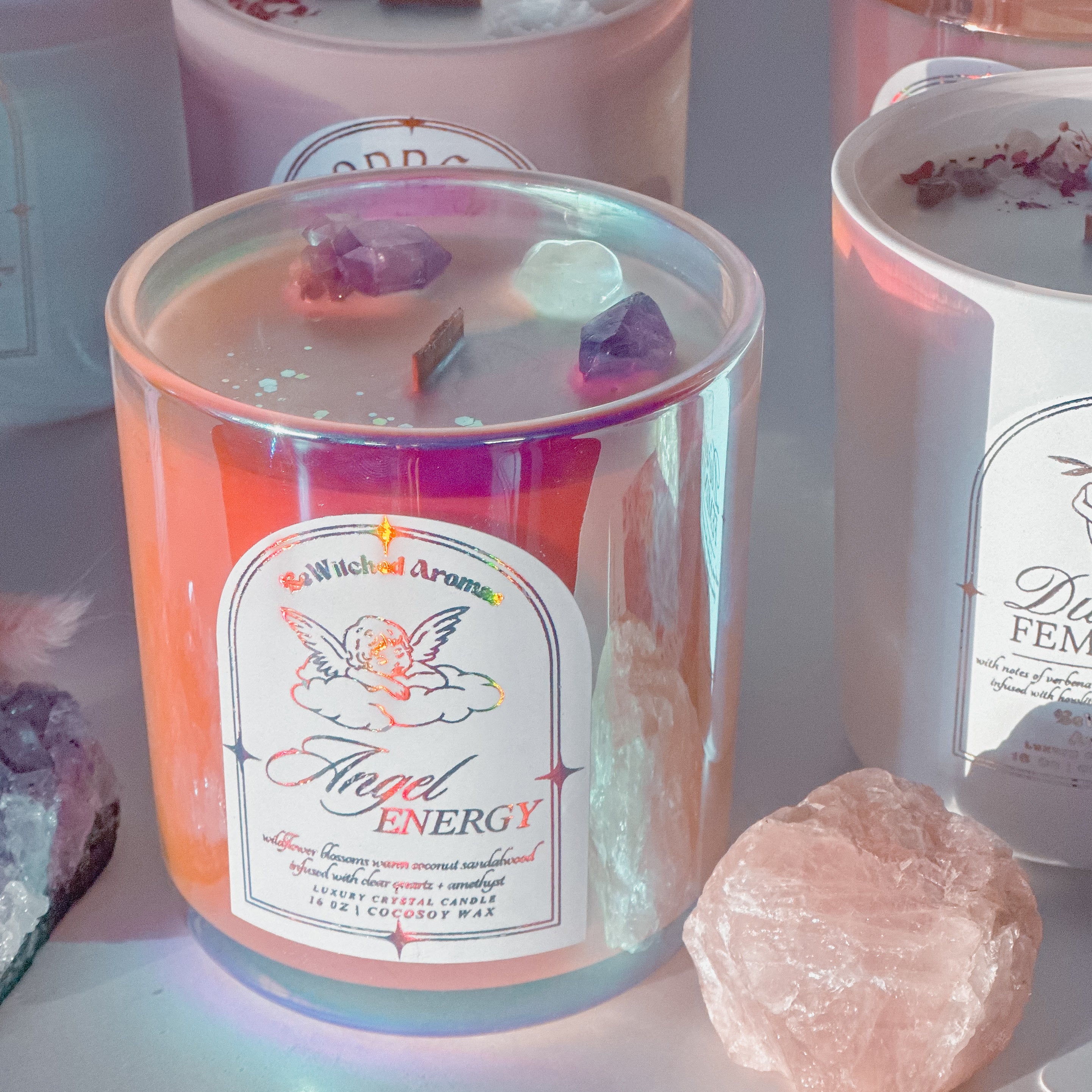 Angel Energy | Iridescent Luxury Candle 16 oz