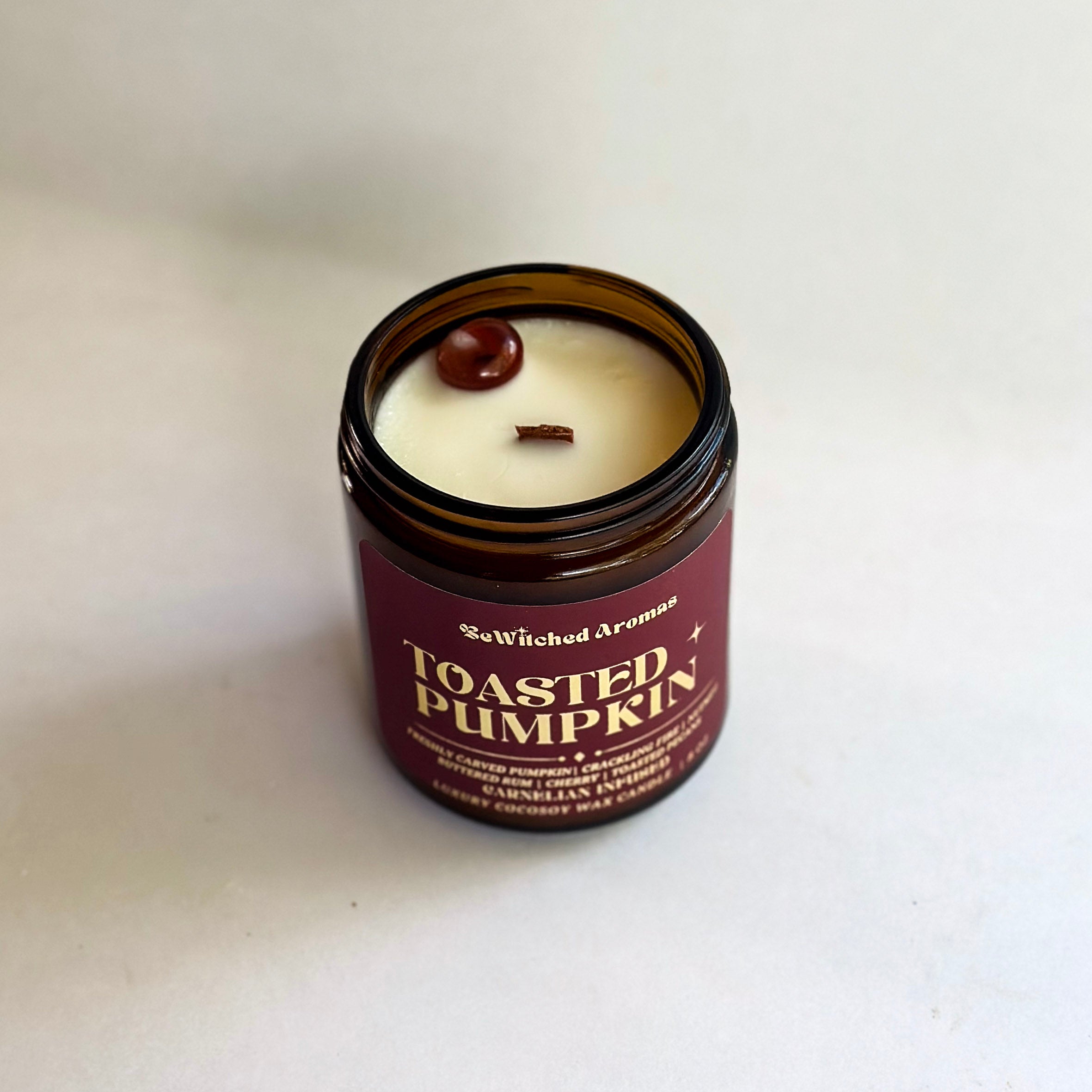 Toasted Pumpkin- 8 oz crystal candle
