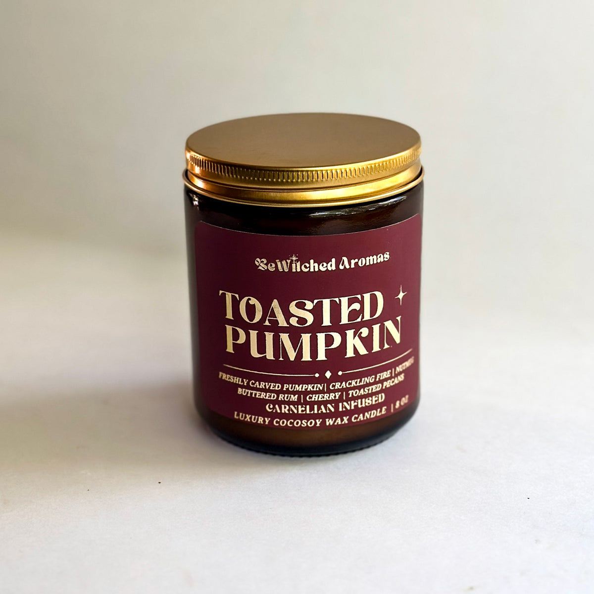 Toasted Pumpkin- 8 oz crystal candle