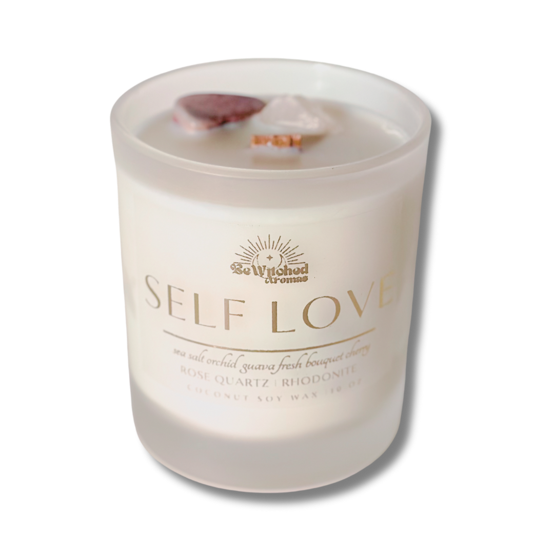 Self Love - Intention Magic Crystal Candle