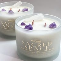 Sacred Space  - 15 oz Intention Magic Crystal Candle