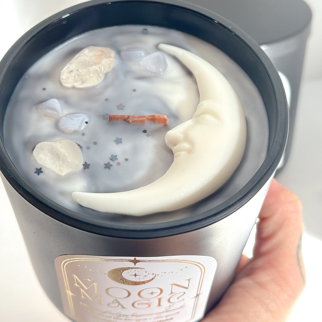 Moon Magic | 16 oz Luxury Crystal Candle