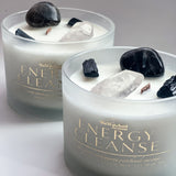 Energy Cleanse - 15 oz Intention Magic Crystal Candle