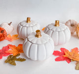 Pumpkin Dreams - Aesthetic Cement Crystal Candle