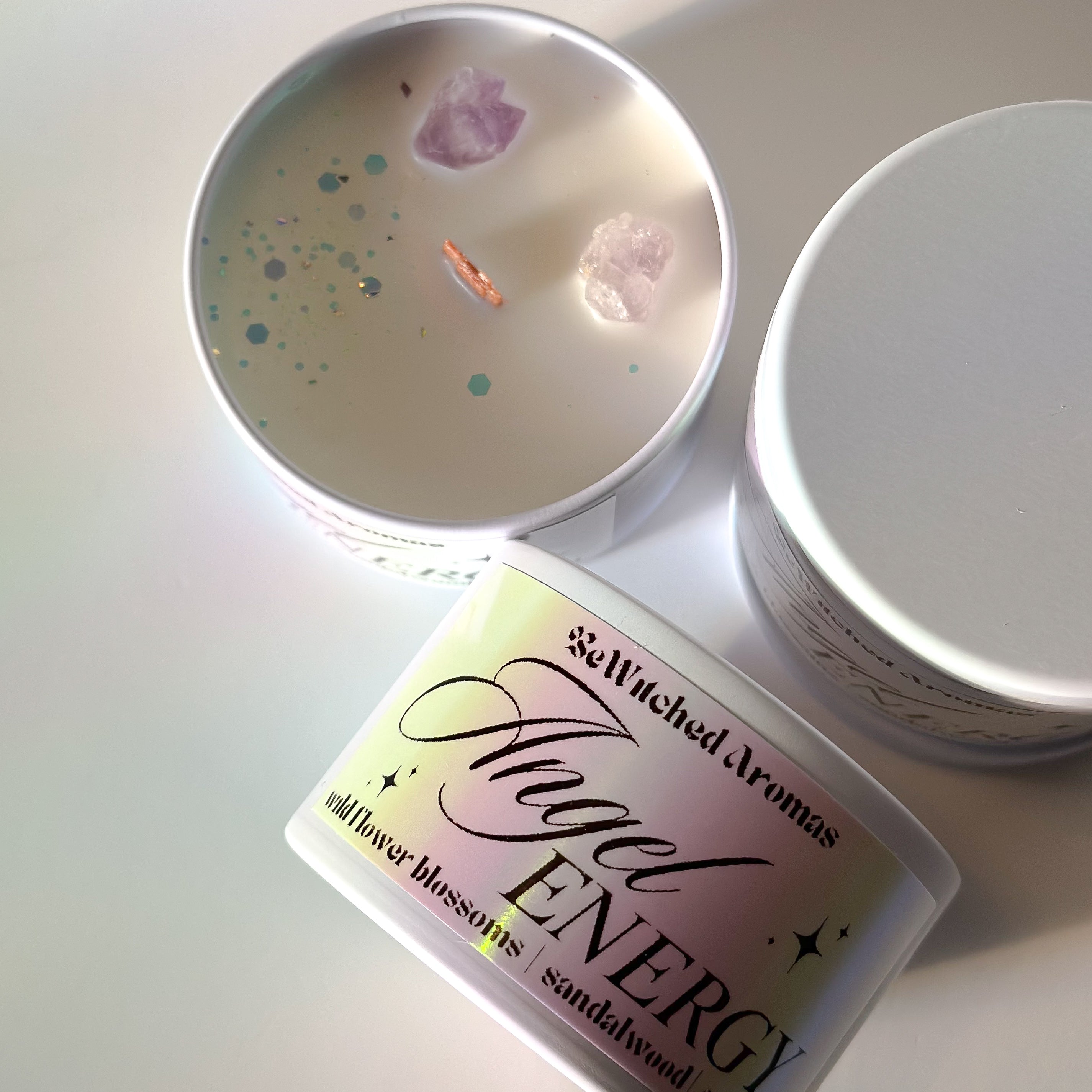 Angel Energy | Luxury Crystal Candle 4 oz