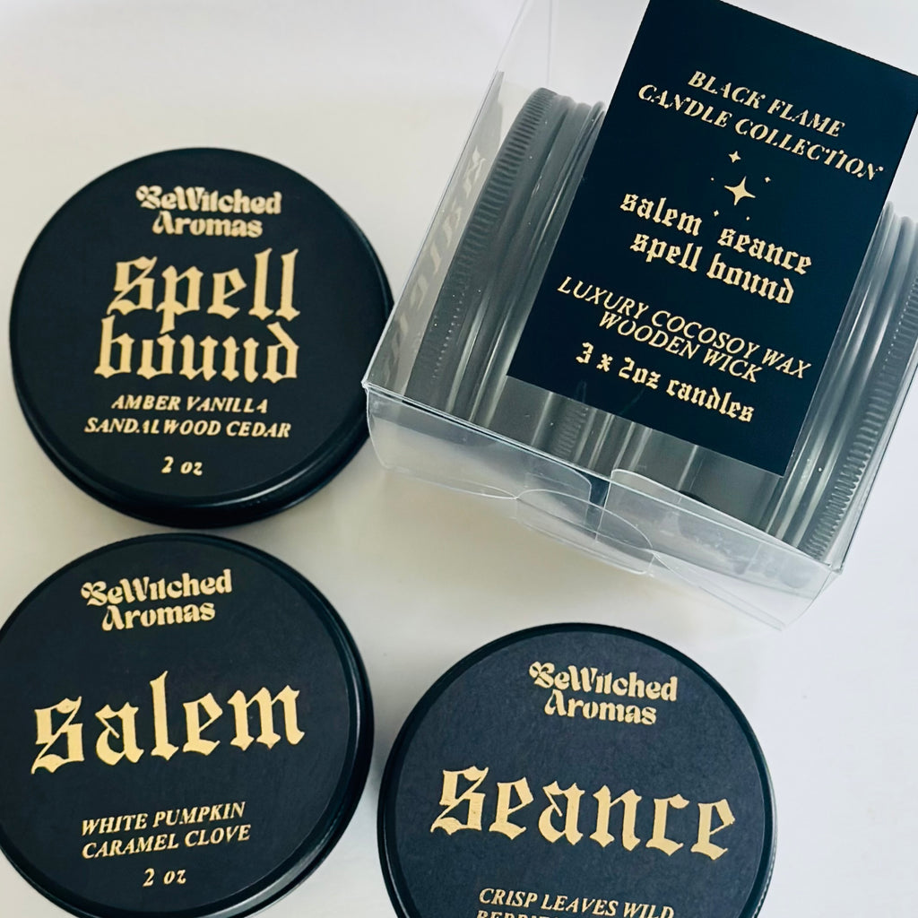 Black Flame Candle - Fall Candle Trio