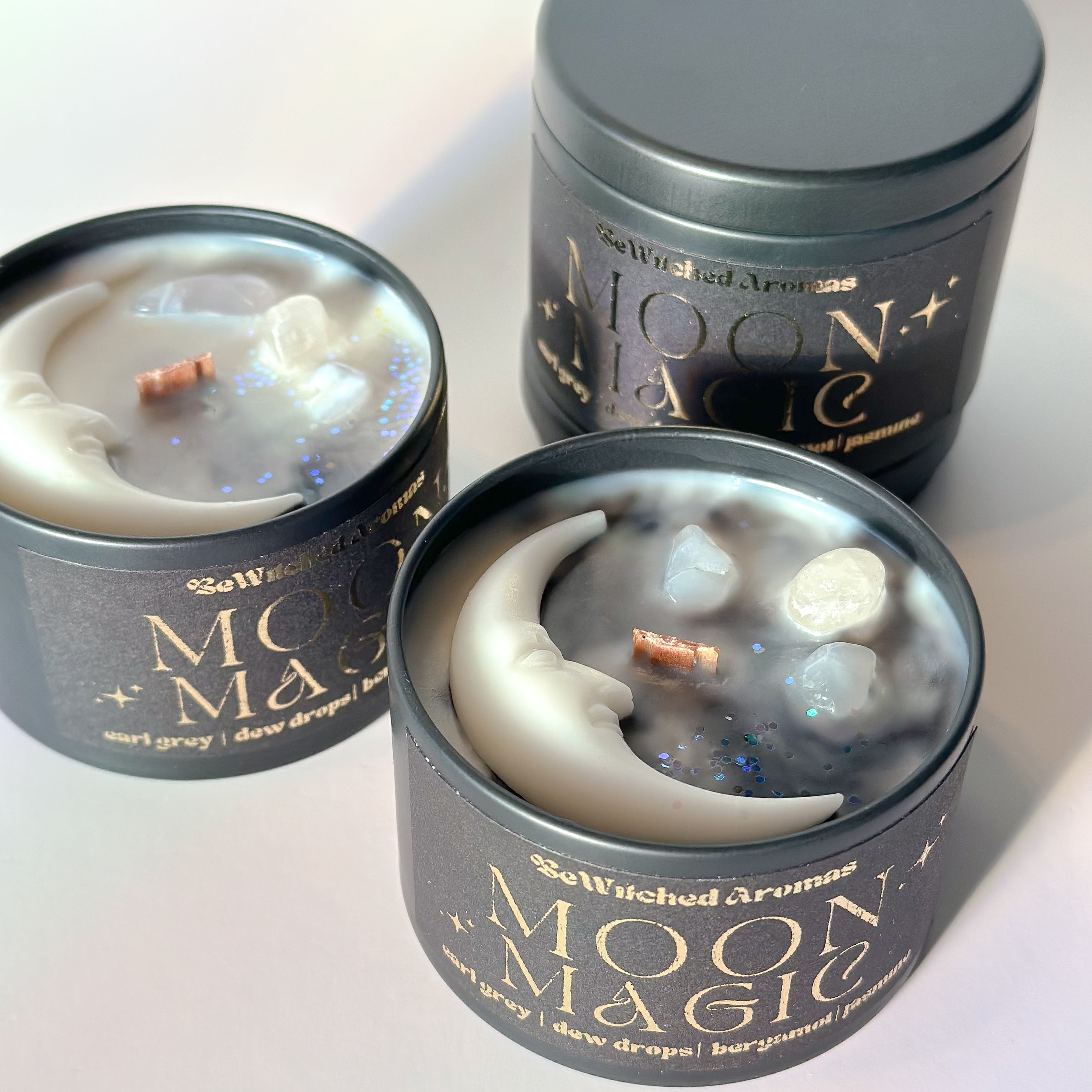 Moon Magic - Luxury Crystal Candle 4 oz