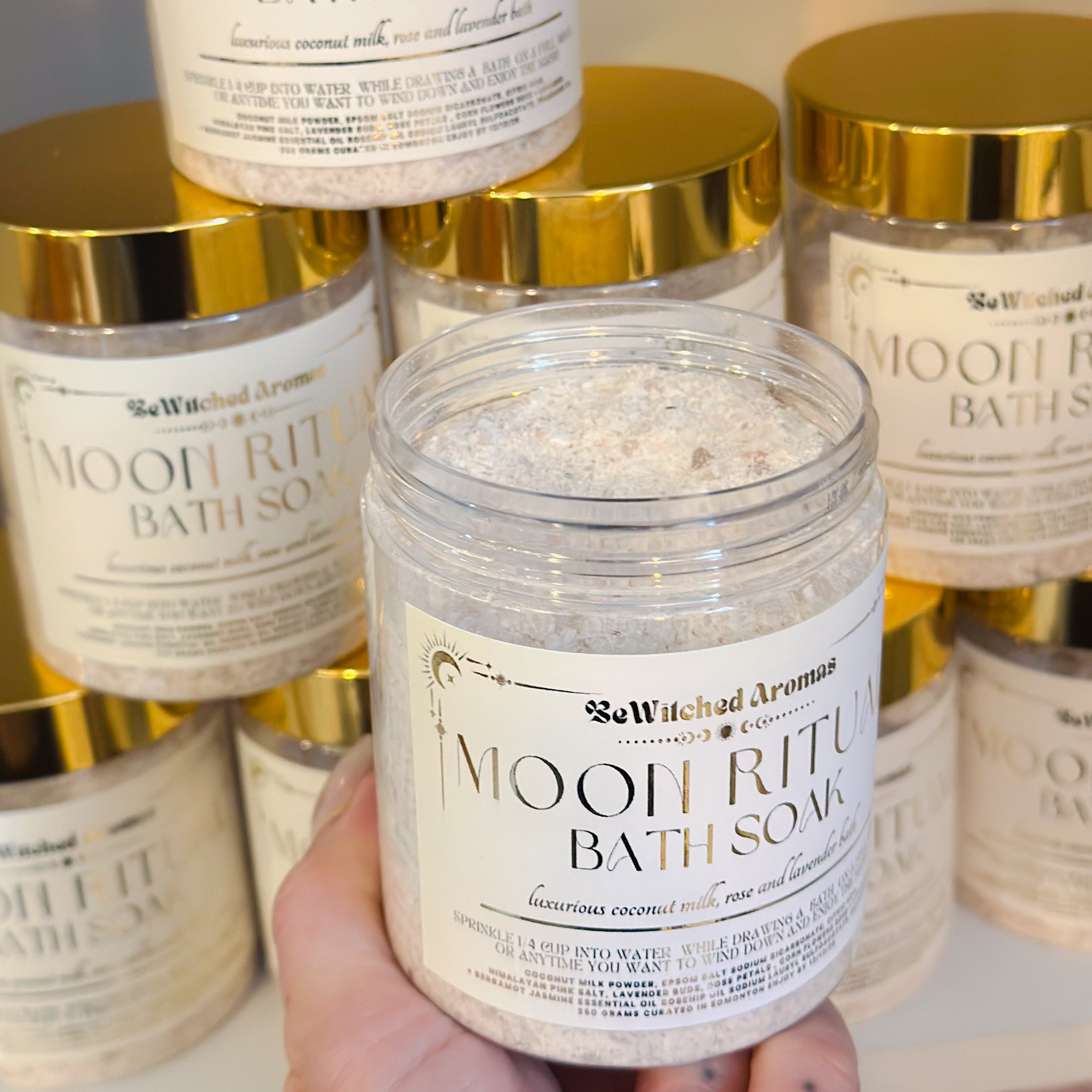 Moon Ritual Bath Soak- Coconut Milk, Rose + Lavender